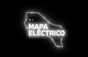 El mapa eléctrico de Costa Rica
