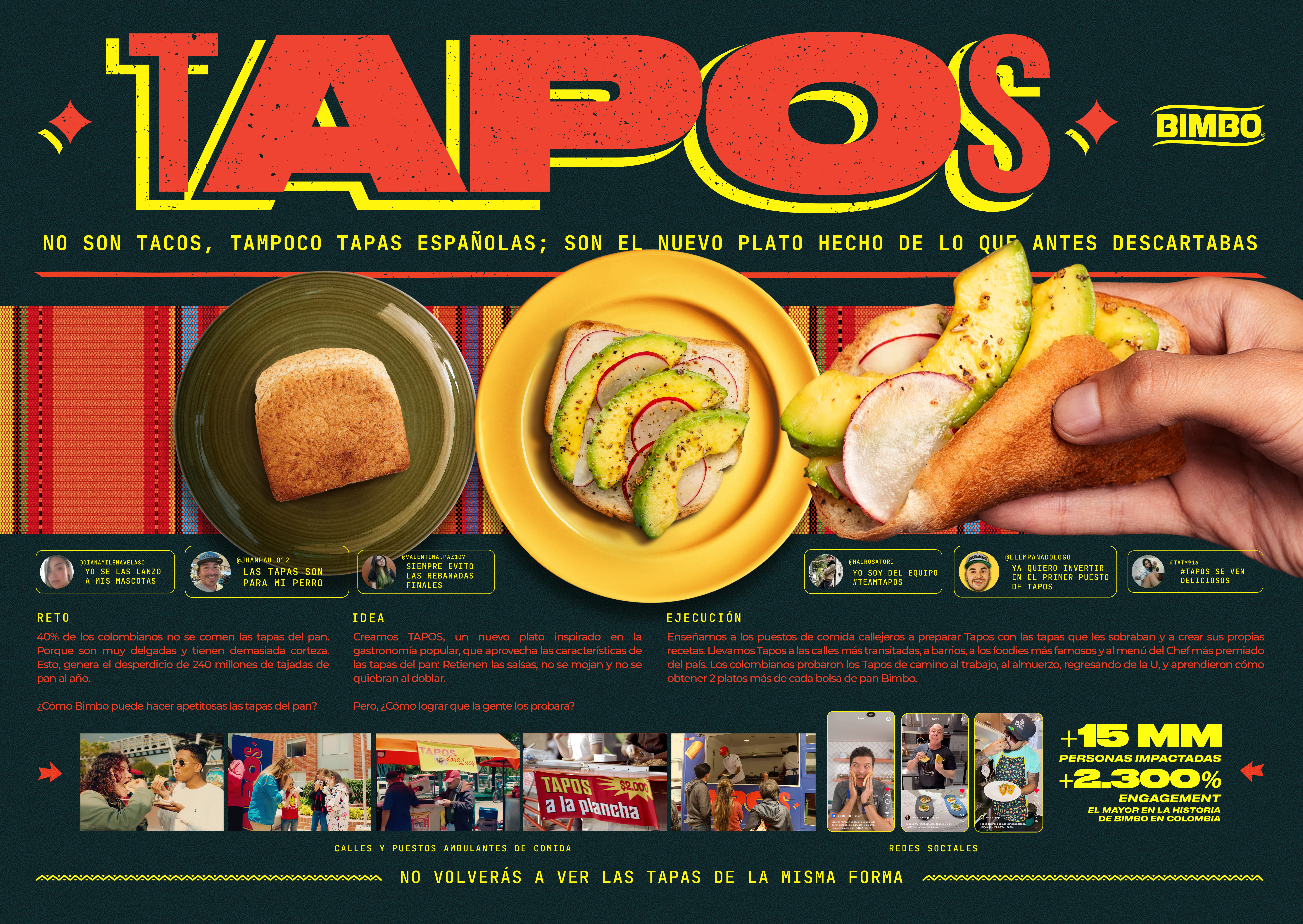 Tapos, el plato hecho de lo que desperdiciabas