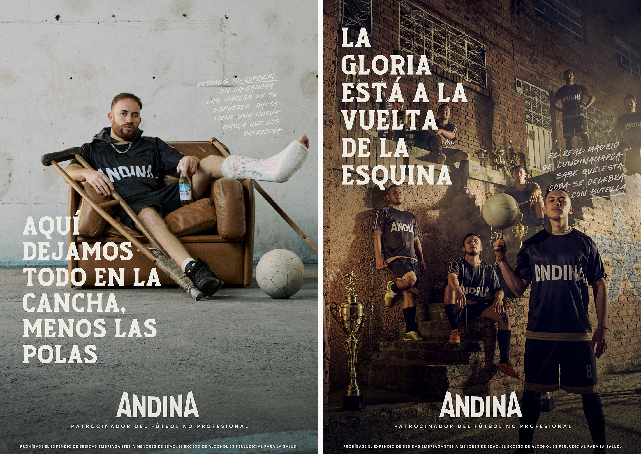 Andina:  Patrocinador oficial del fútbol NO profesional colombiano