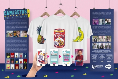 Camisetas que alimentan