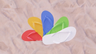 Los colores de Havaianas expresando los deseos de los brasileños